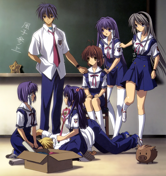 Clannad Characters – Visual novel & other stuff impressions